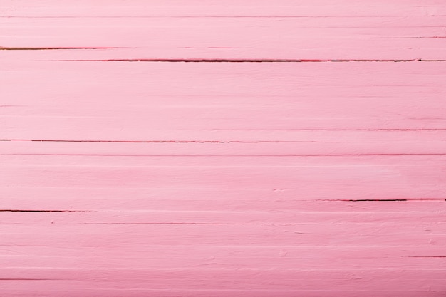 Photo painted pink wooden