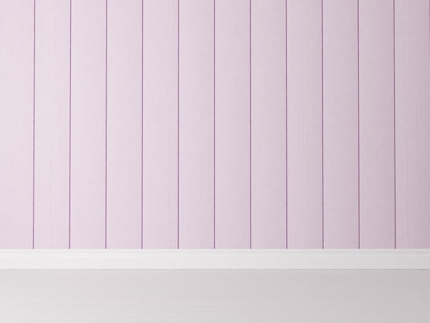 あなたのデザインのために塗られた垂直ピンクの木製レンダリング壁の背景