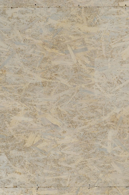 Painted white oriented OSB chipboard texture. 