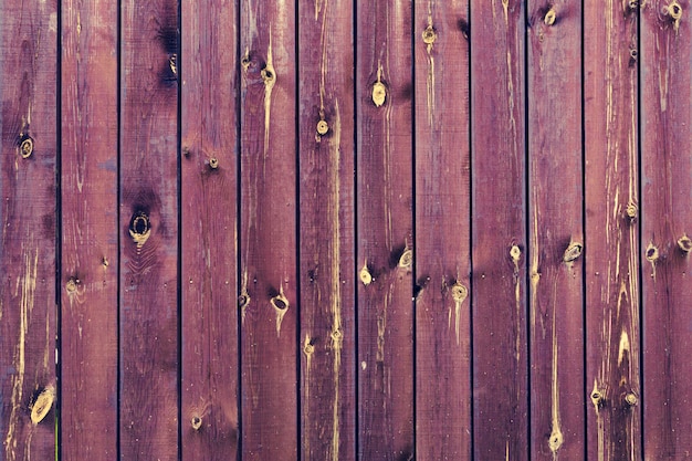 Painted wooden wall