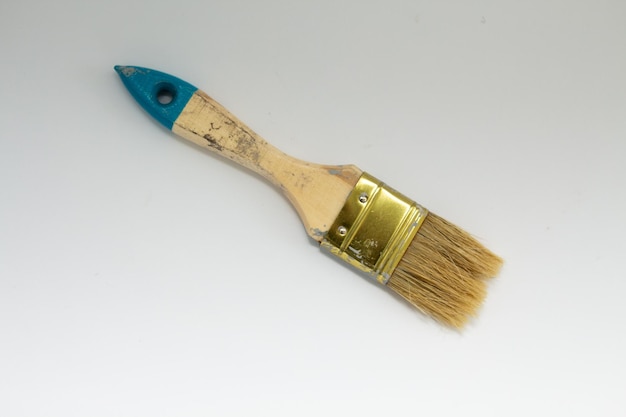 Painter brush on a white background