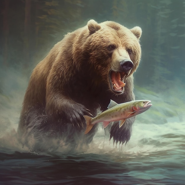 Pin by 🐟Fish Portrait🐟 on Bear alpha