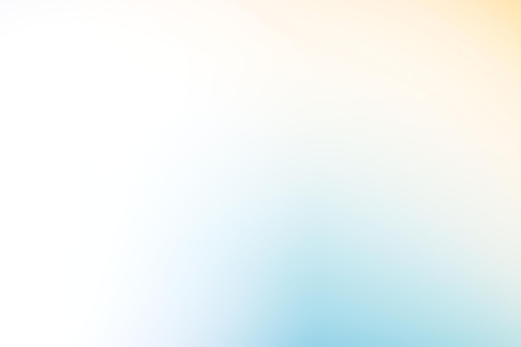 Photo a painting of a blue white and yellow colors with a blurred background