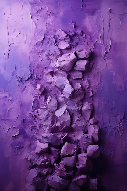 A painting by person of a purple abstract background.