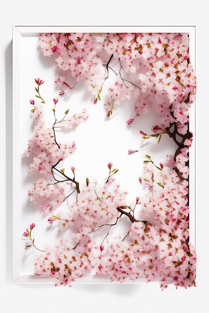 a painting of a cherry blossom tree