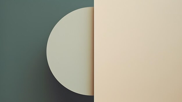 a painting of a circle with a circle on the left