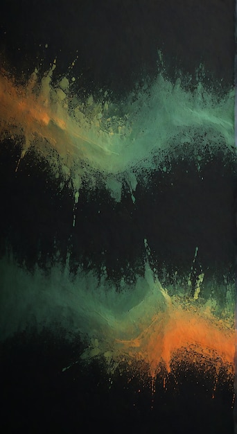 a painting of the color is called the green orange and orange
