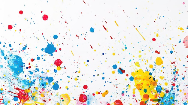 a painting of colorful paint is featured in this photo