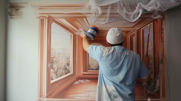 Painting and Decorating During Renovation oil painting