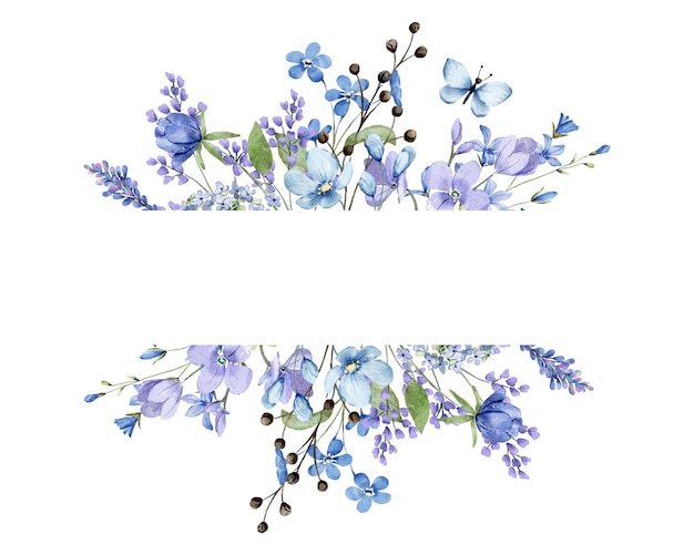 その上にラベンダーという言葉が書かれた花の絵