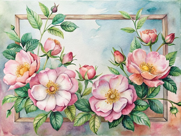 a painting of flowers by peonies