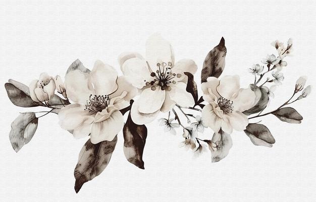 a painting of flowers with the word quot flowers quot
