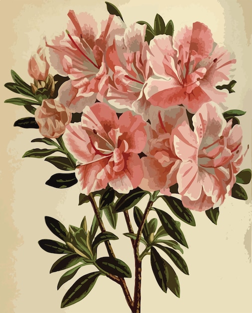 a painting of flowers