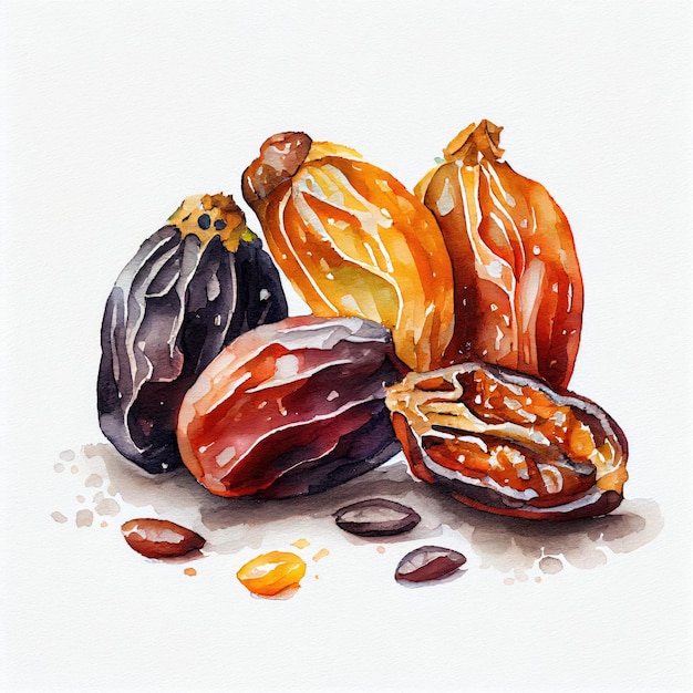 A painting of fruits that is called the date