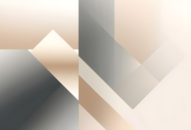 Photo a painting of a geometric pattern with a silver and brown color