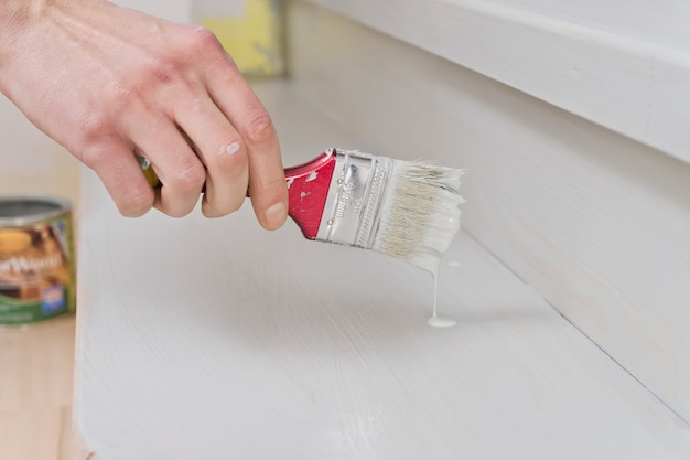 Painting hand brush