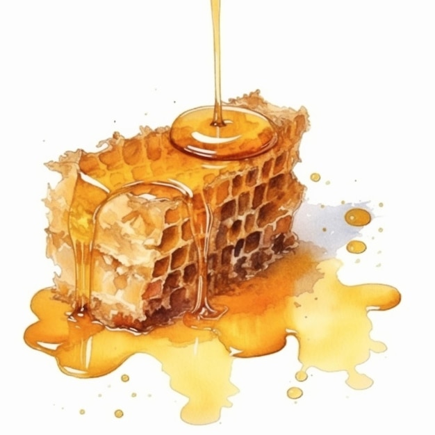 蜂の巣から蜂蜜が滴る絵画 ジュネーティブ・アイ