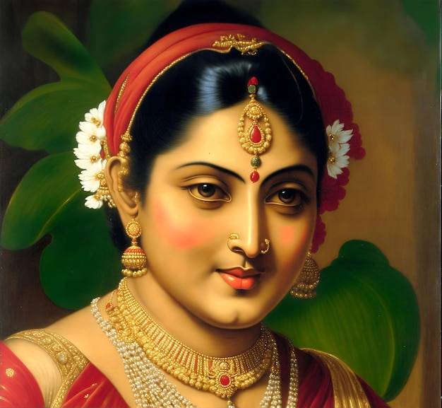 Painting_indian_lady_face