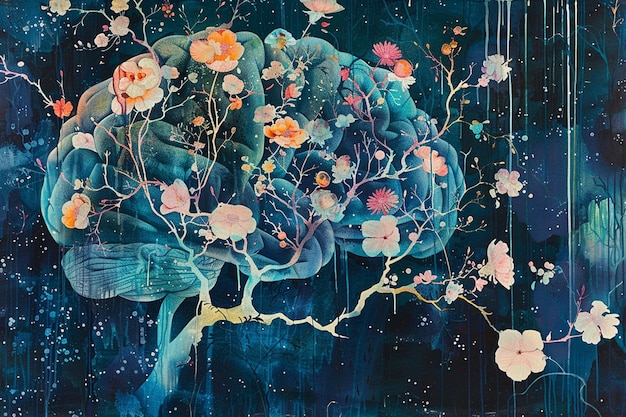 a painting of a jellyfish with the words  love  on it