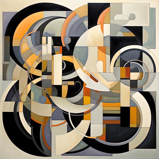 a painting of a letter  alphabet  is shown in a collage