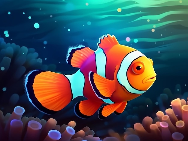 Clown Fish nemo fish HD wallpaper  Pxfuel