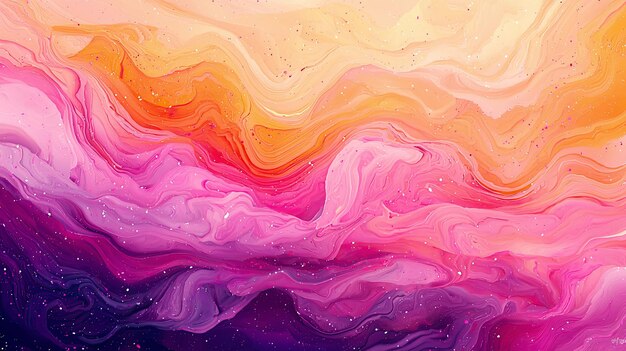 a painting of a purple and orange color with the title quot w quot on it