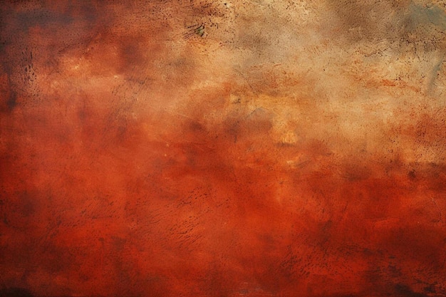 Photo a painting of a red and brown background with a red texture.