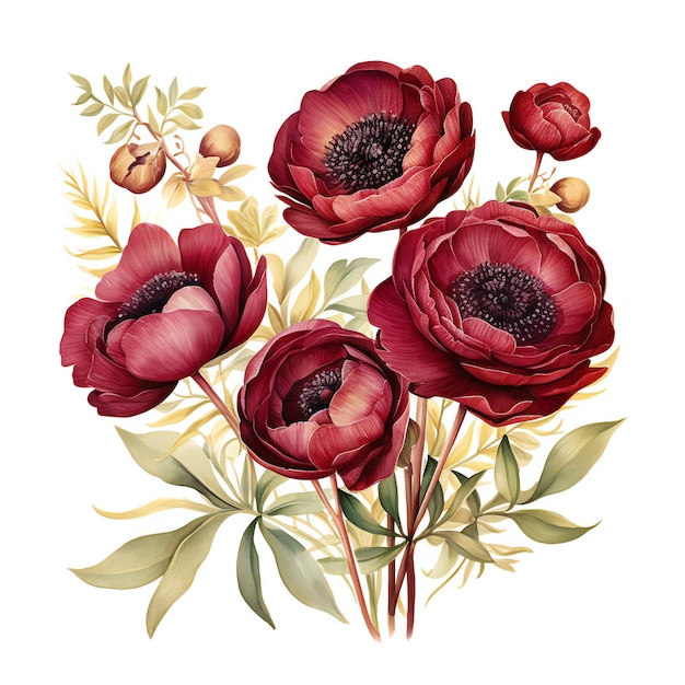 a painting of red flowers with the words " poppy " on it.