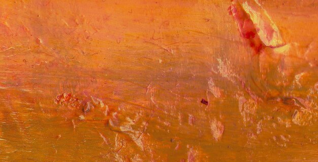 A painting of a red and orange background