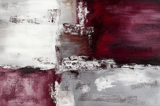 Photo a painting of a red and white abstract background