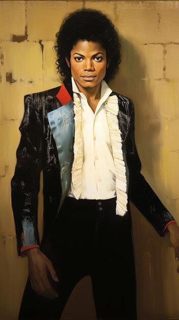 a painting of rhythm and blues artist by person