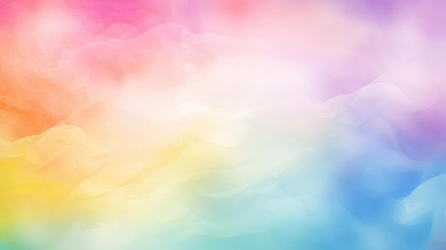 Painting watercolor rainbow background