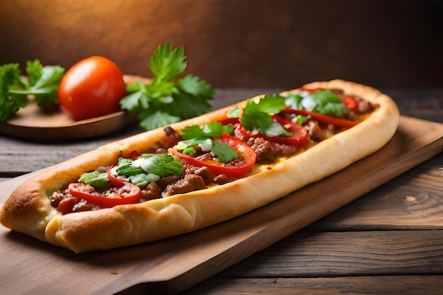 a pair of food items including beef and cheese, and parsley.