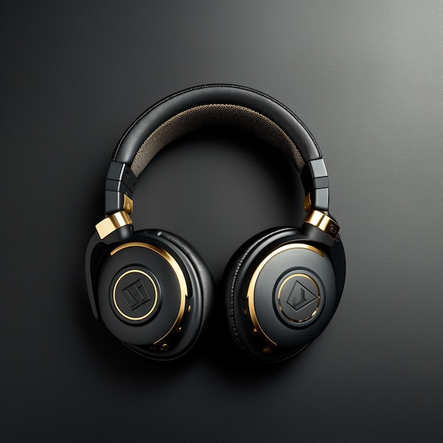 A pair of headphones with a logo that says k - k.