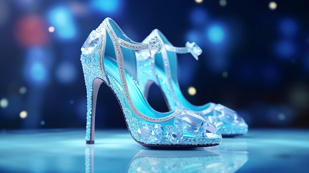 NEW Cinderella Crystal Glass Slipper Disney Princess Wedding -  India