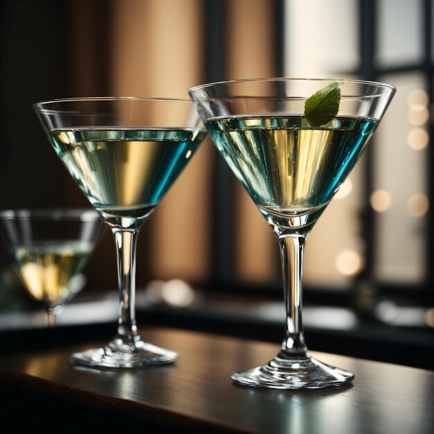 Pair of Martini Glasses