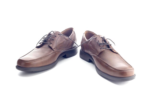 A pair of men's shoes closeup