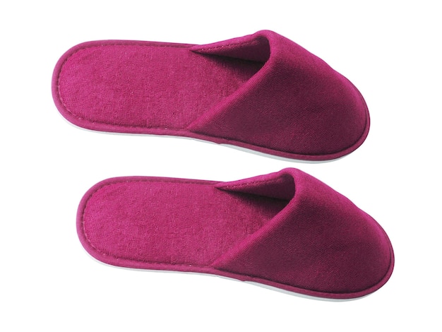 Pair of pink slippers