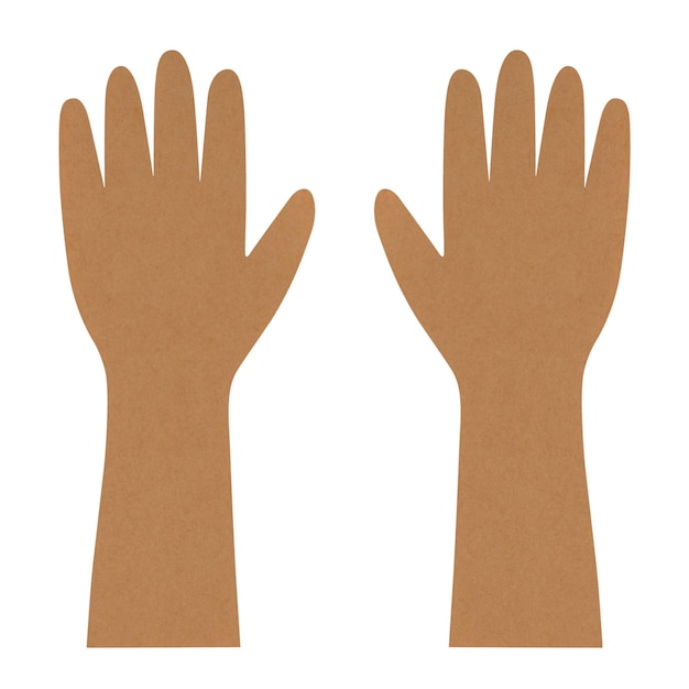 pair of raised human hands transparent png