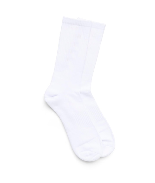 Pair of socks on isolated white background