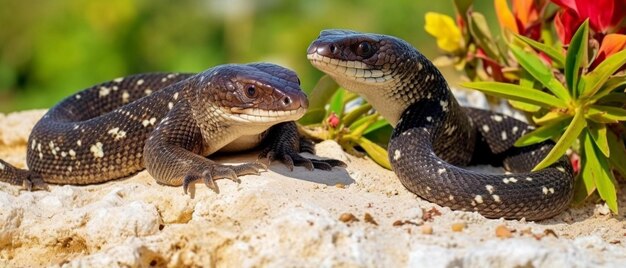 Photo pair of spotted moray eel on the reef underwater photography