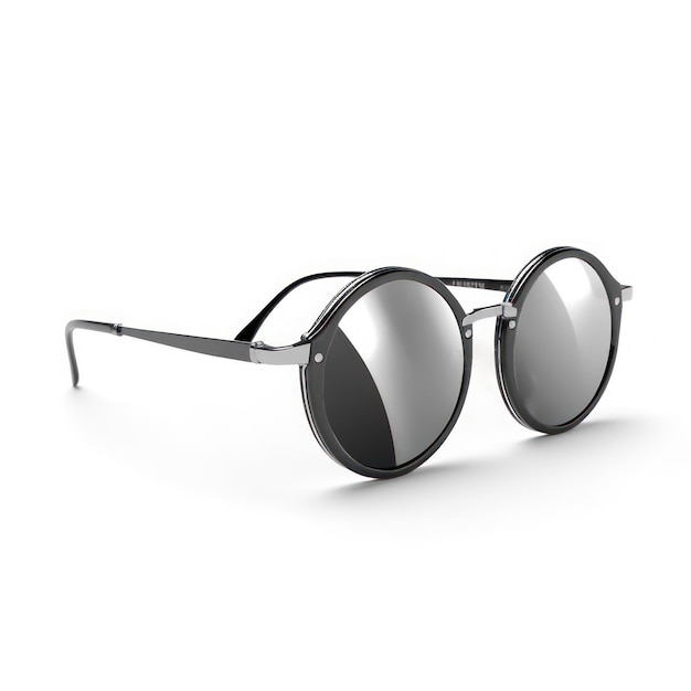 A pair of sunglasses with a black frame and the word " eye " on the front.