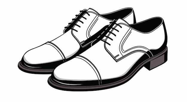 白い靴のペア