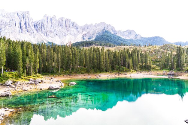 Photo paisaje en los alpes italianos los dolomitas