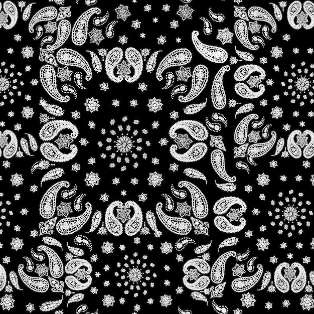 Photo paisley bandana fabric striped patchwork abstract vector seamless pattern for wallpaper scarf scarf shirt fabric carpet tablecloth pillow