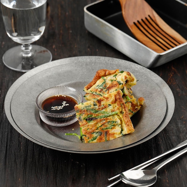 Pajeon of Koreaanse Bieslook Pannenkoek