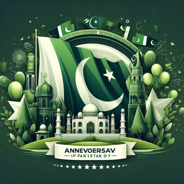 Photo pakistan day 2024 celebrating 70 years of independence