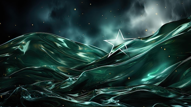 pakistan flag background wallpaper waves