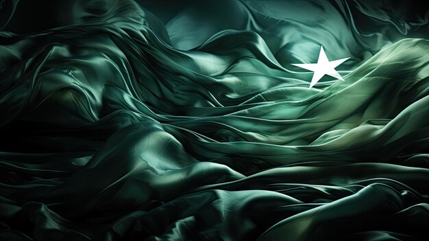 Photo pakistan flag background wallpaper waves