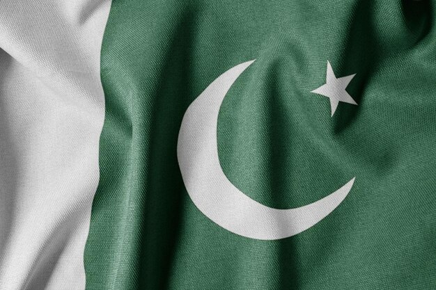 Pakistan Flag Image with Curve